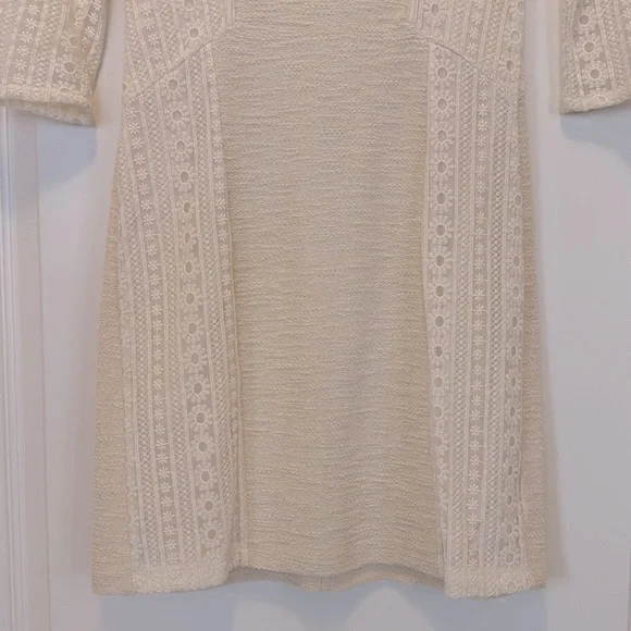 Anthropologie Bordeaux Floral Embroidered Mini Dress - Picture 8 of 15